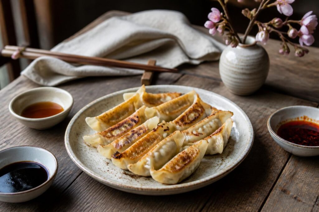 Gyoza maison : la recette des raviolis japonais poêlés