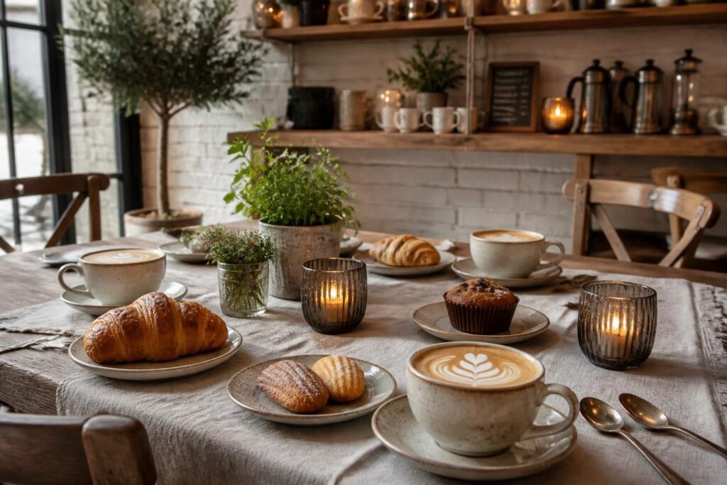 découvrez comment recevoir à la manière d'un coffee shop : astuces pour dresser une table élégante et créer une ambiance conviviale et chaleureuse.
