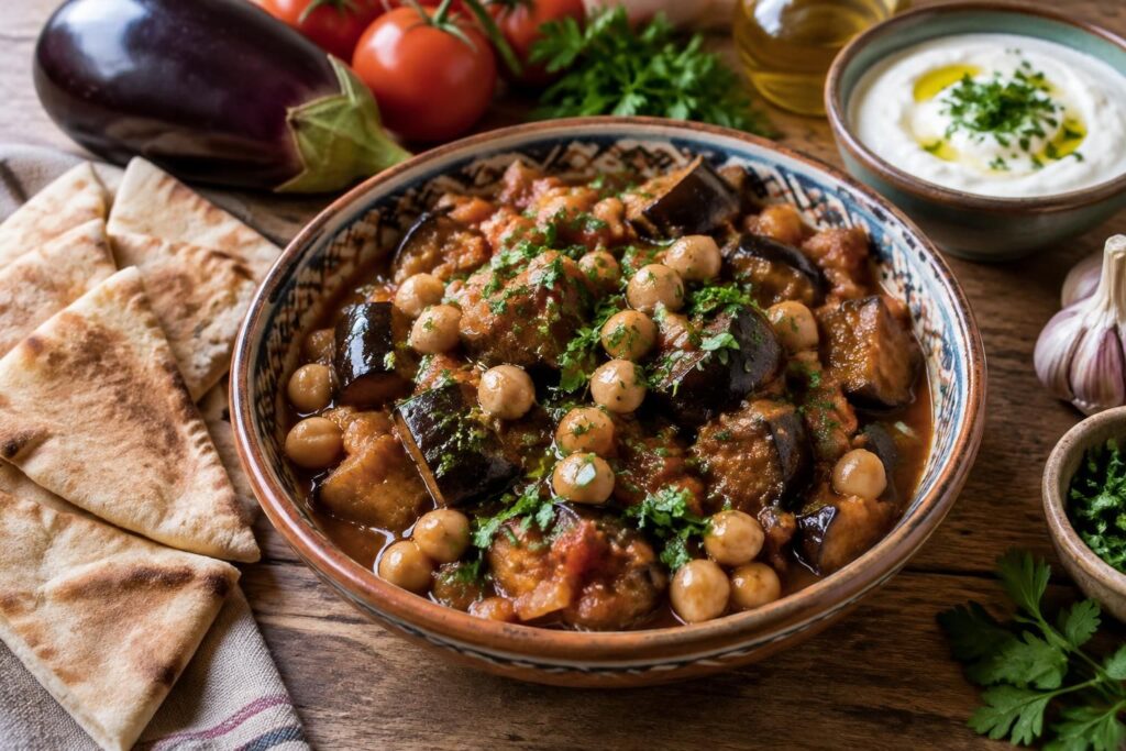 Aubergine libanaise recette traditionnelle à savourer