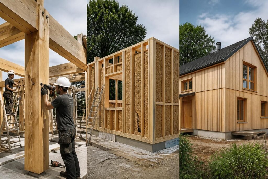 découvrez comment choisir entre poteau poutre et ossature bois pour construire la structure idéale de votre maison, alliant solidité et esthétisme.
