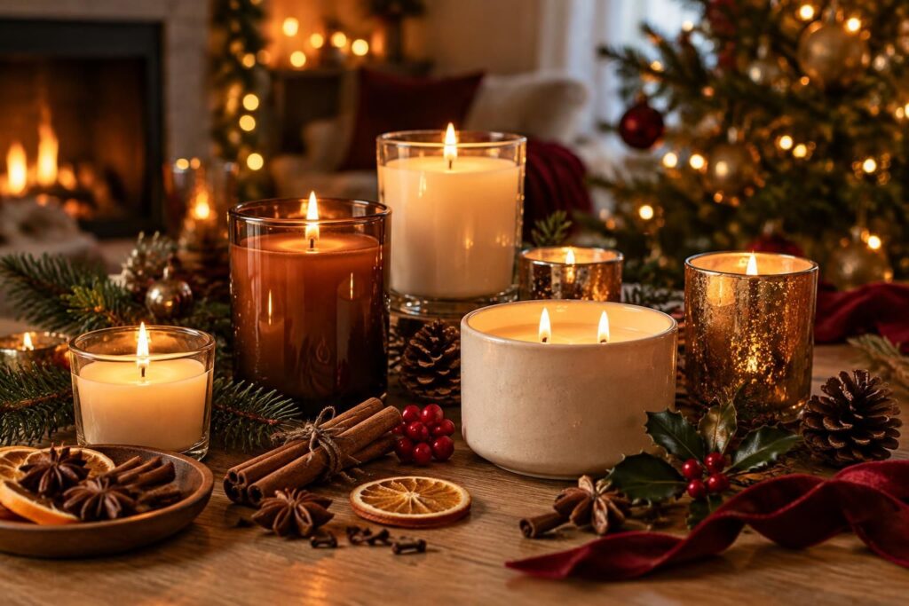 Bougie Noël : idées de parfums et décorations pour la fête