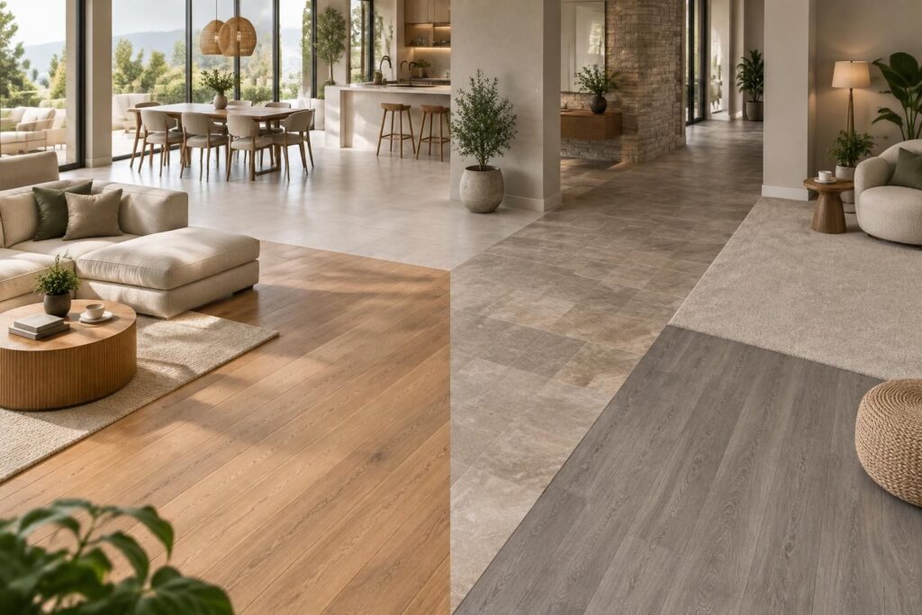 découvrez les différents types de revêtement de sol dans notre guide pdf et choisissez le matériau adapté à vos besoins, à votre budget et à chaque pièce.